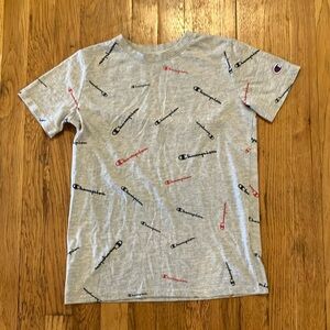 Champion grey kids ( boys) t shirt size medium
